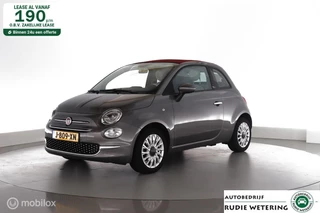 Hoofdafbeelding Fiat 500C Fiat 500 C 1.0 Hybrid Lounge 1/2 leer|nav|dab|lmv15