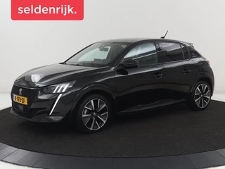 Hoofdafbeelding Peugeot e-208 Peugeot e-208 EV GT 350 50 kWh | SOH 89,8% | Half leder |  Camera | Carplay | Navigatie | Side Assist | Sportstoelen | Full LED | Parkeerhulp | DAB | Climate control | Bluetooth | Cruise control