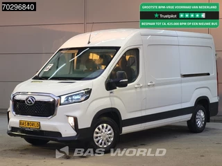 Maxus eDeliver 9 Elektrisch 256WLTP 52kWh 2x Schuifdeur L3H2 204pk ACC LED Camera Parkeersensoren L3 11m3 Airco