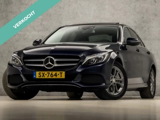 Mercedes-Benz C-Klasse 350 e Sport 279Pk Automaat (SCHUIFDAK, NAVIGATIE, LUCHTVERING, CAMERA, GETINT GLAS, ELEK SPORTSTOELEN, STOELVERWARMING, SFEERVERLICHTING, NIEUWE APK, NIEUWSTAAT)