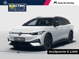 Hoofdafbeelding Volkswagen ID.7 Volkswagen ID.7 Tourer Limited Edition 77 kWh accu 286 pk · Draadloze telefoonlader · Achteruitrijcamera · Multifunctioneel stuurwiel ·