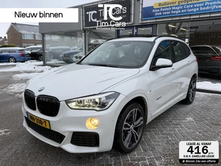 BMW X1 sDrive20i M-sport Automaat | Panoramadak | Leren bekleding | Stoelverwarming | Flippers | Cruise & climate control | Head-up display | Shadow line | Parkeersensoren voor en achter