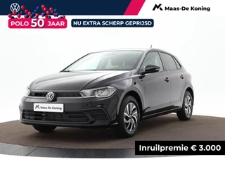 Hoofdafbeelding Volkswagen Polo Volkswagen Polo Life Edition 1.0 TSI 95 pk 5 versn. Hand · Bluetooth telefoonvoorbereiding · Airconditioning automatisch, 2-zone (climatronic) ·