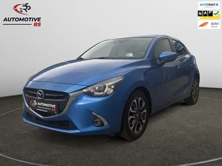 Mazda 2 1.5 Skyactiv-G GT-M |Navi|LED|CarPlay/android auto|Dodehoek|Keyless|PDC+Cam|Stoelverwarming|HUD|Parkeerhulp|Clima|