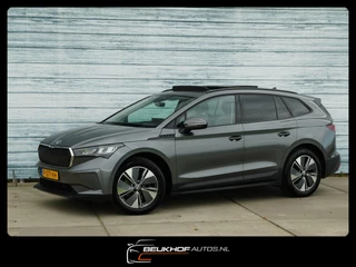 Hoofdafbeelding Škoda Enyaq iV Skoda Enyaq iV 60 Leer Carplay Trekhaak Pano Soh 91.5% Cam