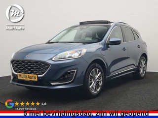 Ford Kuga 2.5 Vignale PHEV 225pk Dealer O.H. | Trekhaak Af Fabriek | Panodak | Adaptive Cruise | 360 Camera | Head Up | Bang & Olufsen | Lederen Sportstoelen Memory & Verwarmd | Stuur Verwarmd | Keyless | Blis | DAB |