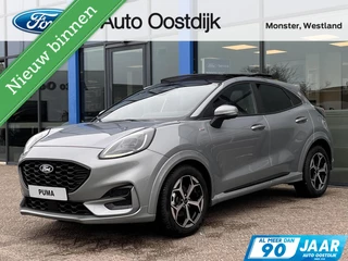 Ford Puma 1.0 EcoBoost Hybrid ST-Line X 125PK Automaat Panodak Winterpack Camera Cruise Navi B&O Climate Keyless Elek. Achterklep Full-LED Privacy Glass *Sportief*