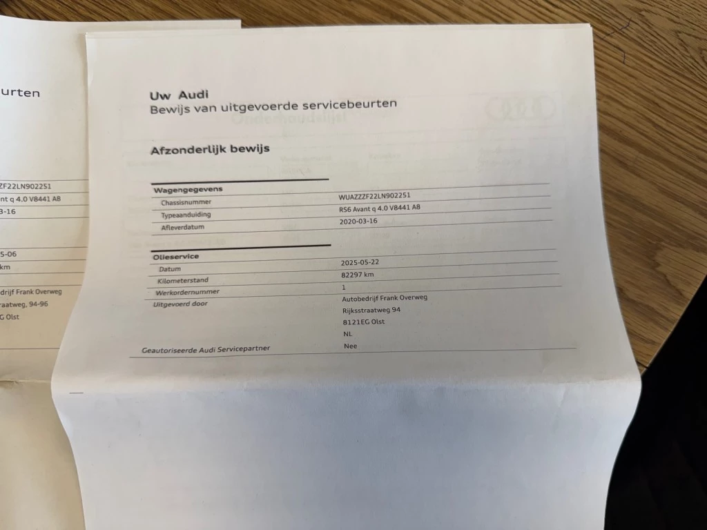 Hoofdafbeelding Audi RS6