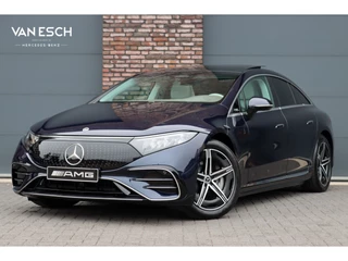 Hoofdafbeelding Mercedes-Benz EQS Mercedes-Benz EQS 450+ AMG Line 118 kWh | Hyperscreen | Luchtvering | Achterasbesturing | Distronic | Burmester | Memory | Keyless Go | Warmtepomp | Elek. Zitplaatsen Achter |