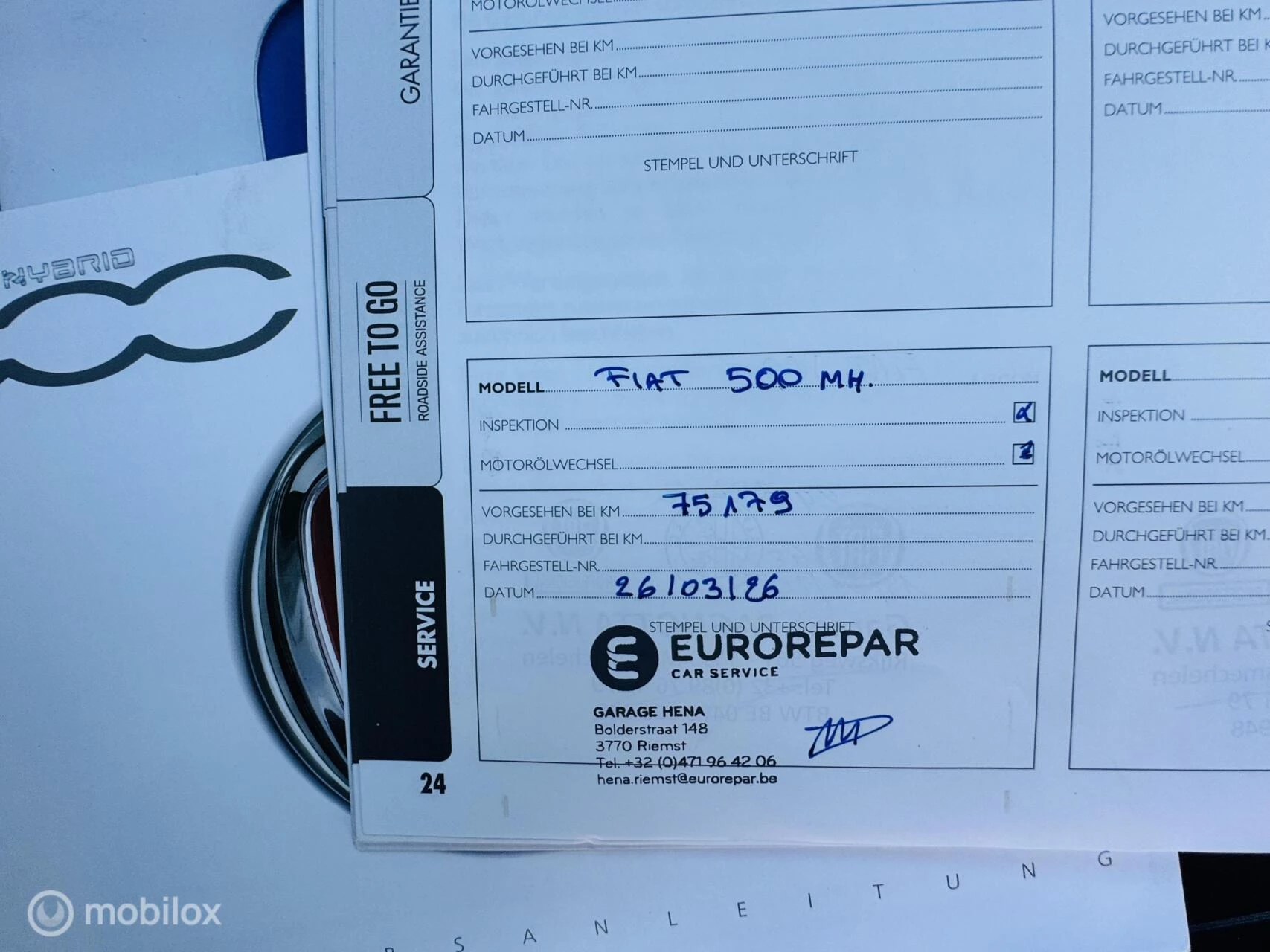 Hoofdafbeelding Fiat 500