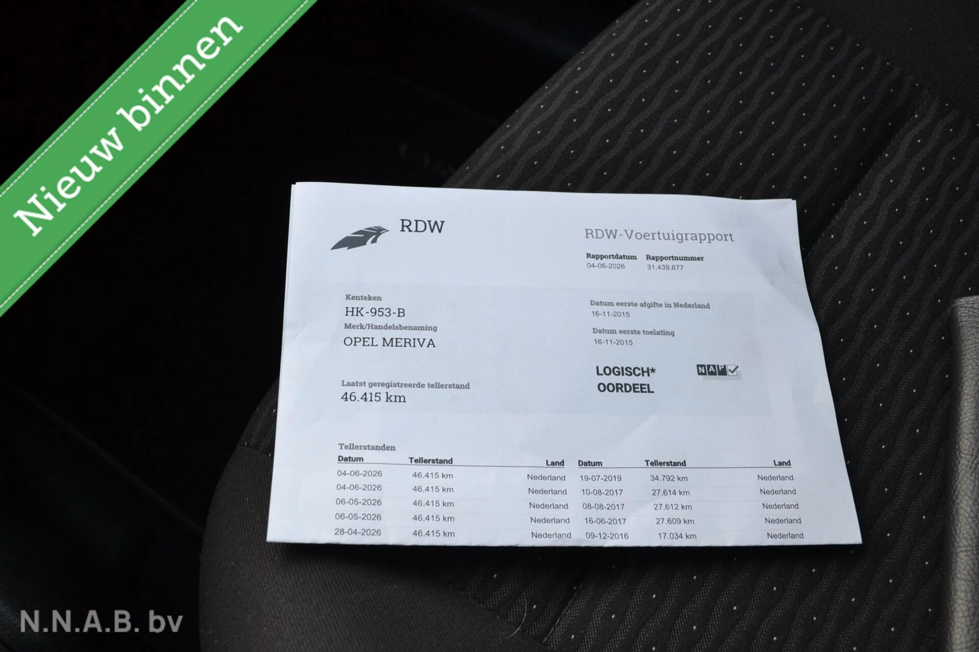 Hoofdafbeelding Opel Meriva