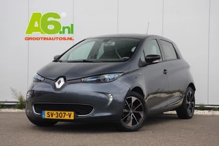 Hoofdafbeelding Renault ZOE Renault ZOE Q90 Bose Quickcharge 41 kWh INCL ACCU Navigatie Leder Clima Achteruitrijcamera PDC BOSE Audio