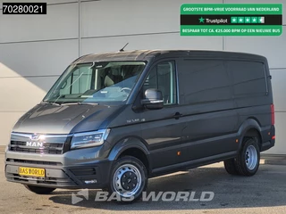 MAN TGE 5.160 Uniek! Dubbellucht 2025-Model Automaat L3H2 Laag Dak ACC Navi LED Airco Camera Parkeersensoren CarPlay Euro6 L2H1 11m3 Airco