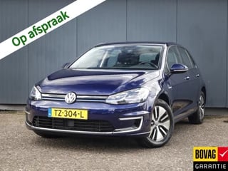 Volkswagen e-Golf (136PK) 1e-Eig, VW-Dealer-Onderh, 12-Mnd-BOVAG, NL-Auto, Navigatie/Apple-Carplay/Android-Auto, Adaptive-Cruisecontrol, Parkeersensoren-V+A, Spraakbediening, Lm-Velgen-16Inch, Skiluik, Privacy-Glas