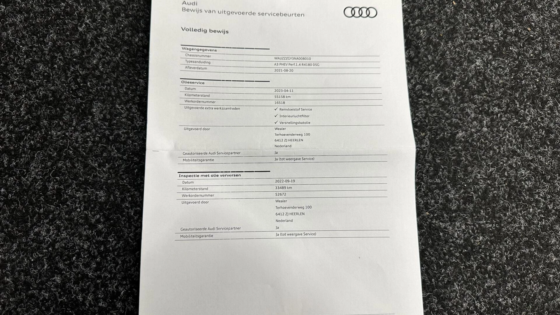 Hoofdafbeelding Audi A3