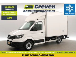 Volkswagen Crafter 35 2.0 TDI Bakwagen | NACHTKOELING | 141PK DSG Automaat Koelwagen Laadklep Laadbak Zijdeur Koelauto Airco Cruise Navi 3 Persoons