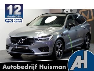 Volvo XC60 2.0 Recharge T8 287kW/390pk Aut8 AWD R-Design LUCHTVERING + BOWERS&WILKINS + PANORAMADAK + PILOT ASSIST + ADAPT.CRUISE + BLIS + LANE ASSIST + SPORTSTOELEN + ON-CALL + STOEL-&STUURVERWARMING + EL.TREKHAAK + PARKSENSOREN + 19" LM-VELGEN!!