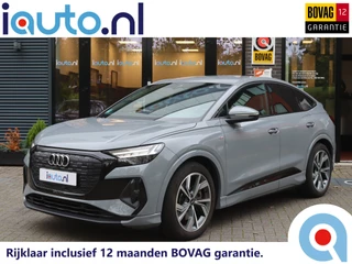 Hoofdafbeelding Audi Q4 e-tron Audi Q4 e-tron Sportback 50 quattro S edition 77 kWh Optiek Zwart S-Line/Matrix LED/Camera/Navi Plus/ACC/Elek. klep/20"