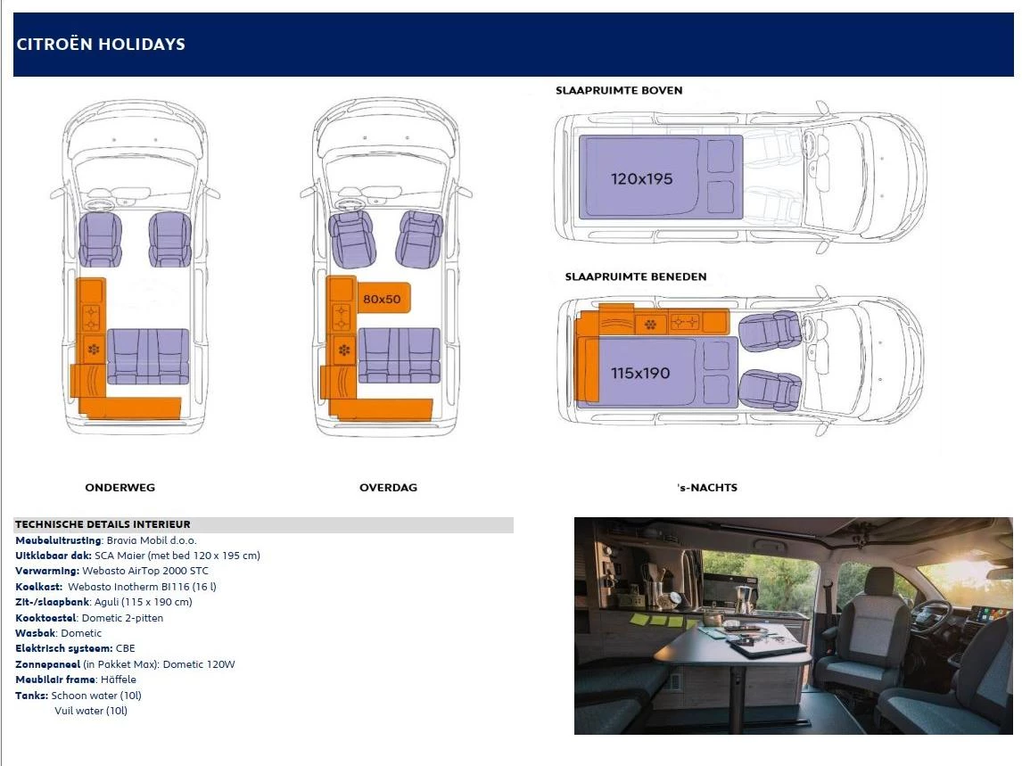 Hoofdafbeelding Citroën Holidays