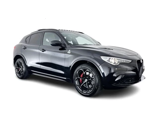 Alfa Romeo Stelvio 2.9 V6 AWD Quadrifoglio (INCL-BTW) Aut. *PANO | LEATHER-ALCANTARA | XENON | ADAPTIVE-CRUISE | BLIND-SPOT | HARMAN/KARDON | MEMORY-PACK | HEATED-SPORTSEATS | DAB+ | KEYLESS | CARPLAY | NAVI-FULLMAP | CARBON-INLAY |