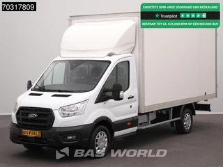 Ford Transit 130pk Bakwagen met Achterdeuren Airco Cruise Meubelbak Koffer Euro6 Airco Cruise control