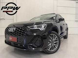 Audi Q3 Sportback 45 TFSI e S-Line PANO/TREKHAAK/SONOS/SFEER/CARPLAY/19"/ACC/MATRIX/VOL-LEER SPORT/BLACK-OPTIC/VOLLEDIG AUDI DEALER HISTORIE