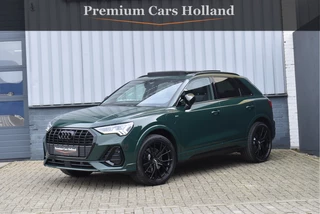 Hoofdafbeelding Audi Q3 Audi Q3 45 TFSI e 245 Pk S-Line Goodwood Green Pano Navi Leder Matrix Trekhaak 20 Inch