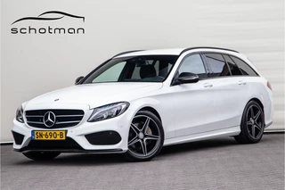 Mercedes-Benz C-Klasse Estate 200 AMG Nightpakket, Burmester, Leder, Trekhaak