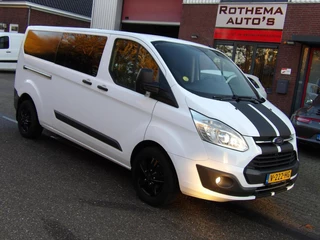 Ford Transit Custom 2.0 TDCI 130PK L2H1 2016 EURO 6 DUB-CAB. 2x SCHUIFDEUR ZEER MOOI