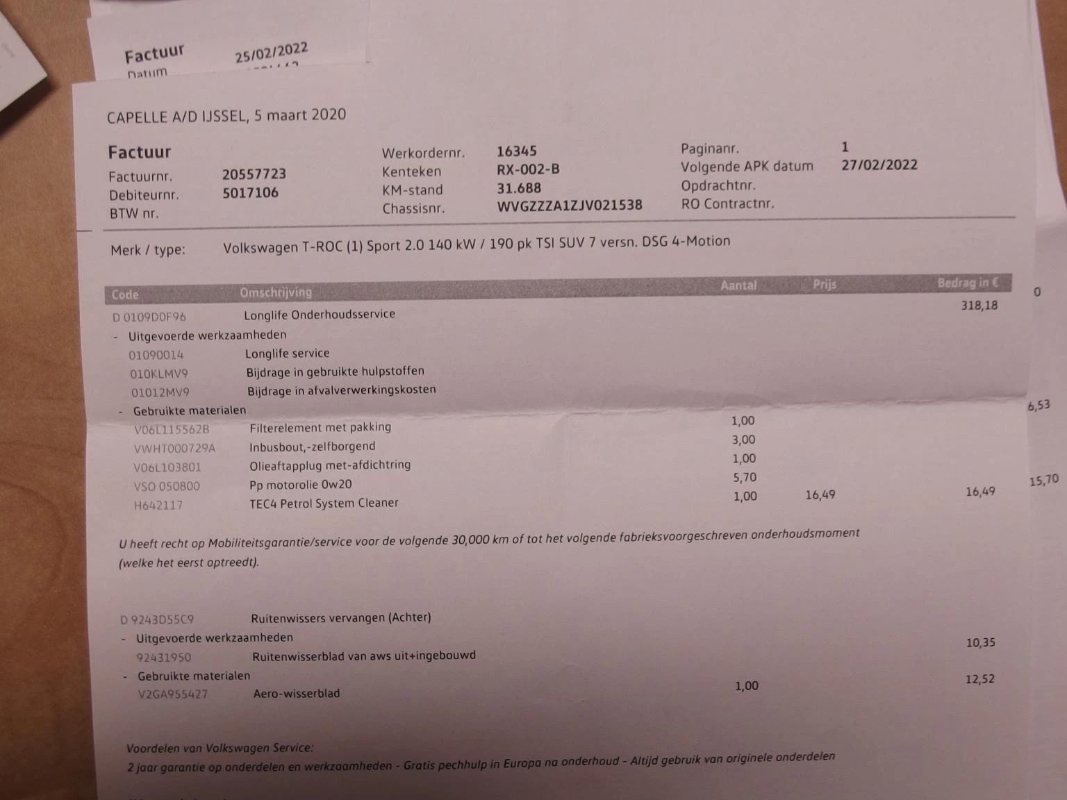 Hoofdafbeelding Volkswagen T-Roc