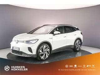 Volkswagen ID.4 Pro 204pk Automaat Warmtepomp, Trekhaak, Panoramadak, Adaptive cruise control, 360 camera, LED matrix koplampen, Achteruitrijcamera, Navigatie, Elektrische achterklep, Stoelverwarming