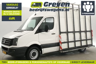 Volkswagen Crafter 35 2.0 TDI L2H2 140PK Glasresteel 2800KG Trekgew. Airco Cruisecontrol 3 Persoons Elektrpakket Trekhaak