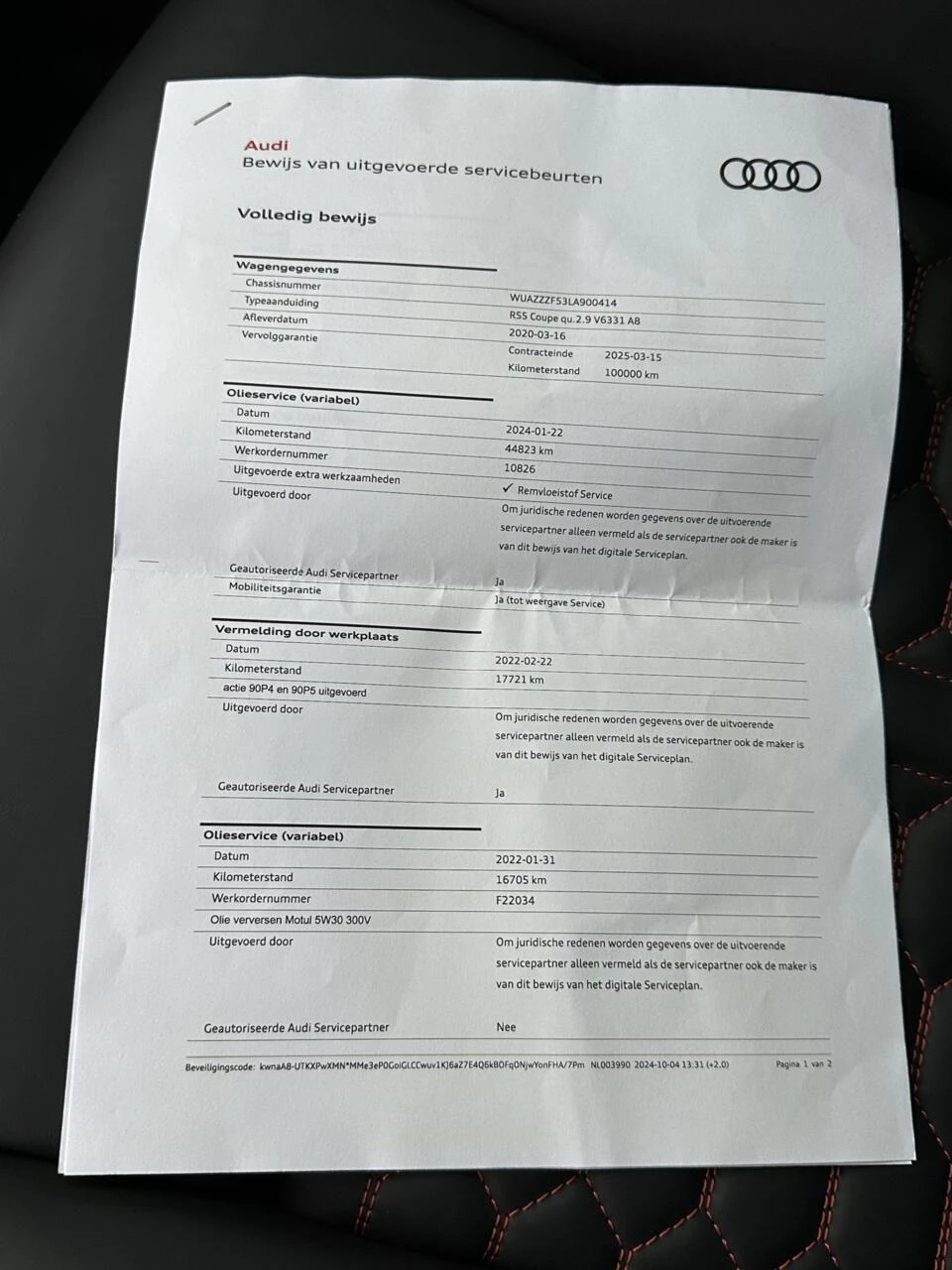 Hoofdafbeelding Audi RS5