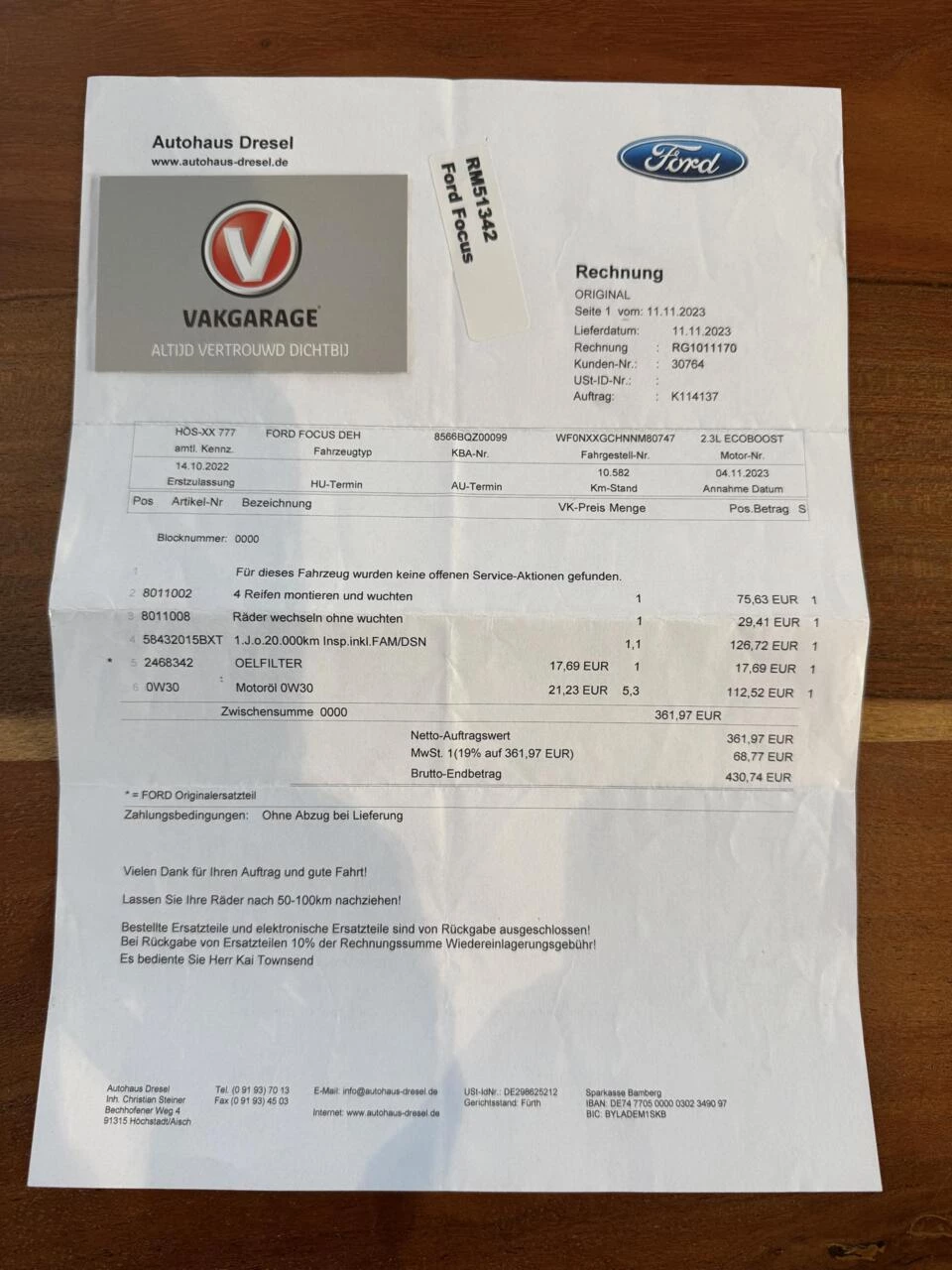 Hoofdafbeelding Ford Focus