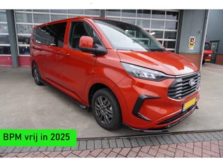 Ford Transit Custom 320L 2.0 TDCI 136pk L2H1 Limited Nr. V153 | Airco | Adap.cruise | Navi | Glaslookpanelen | Spoilers