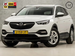 Opel Grandland X 1.2 Turbo Sport 131Pk Automaat (APPLE CARPLAY, GROOT NAVI, GETINT GLAS, LEDER, SPORTSTOELEN, TREKHAAK, PARKEERSENSOREN, NIEUWSTAAT)