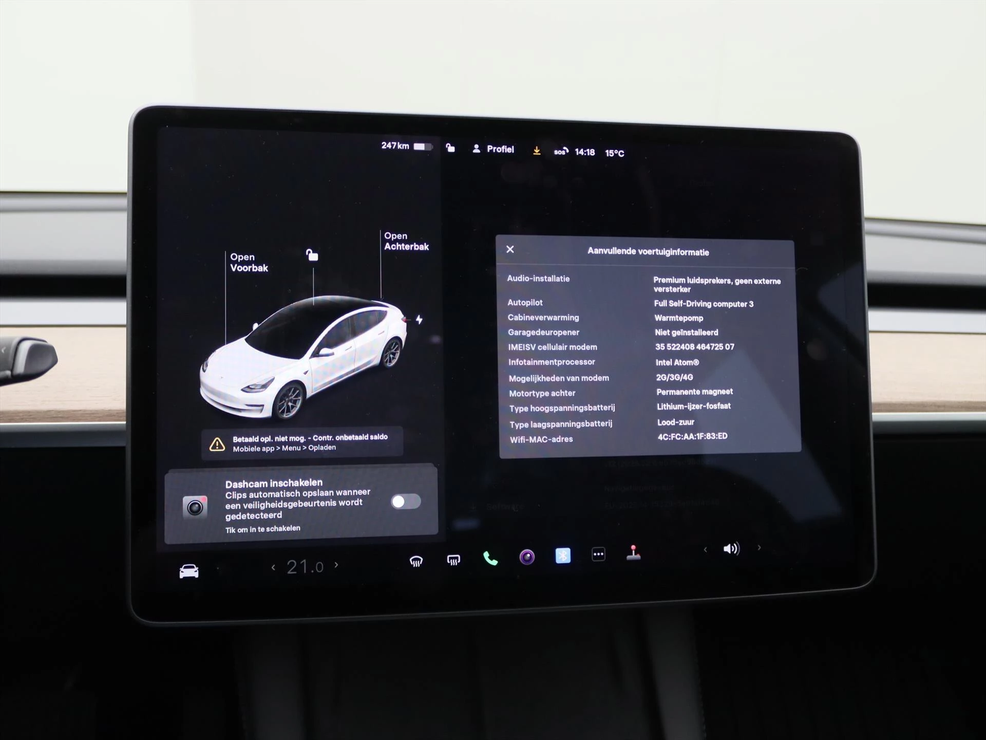 Hoofdafbeelding Tesla Model 3