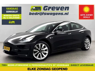 Tesla Model 3 Long Range AWD 75 kWh 360Camera 351PK Autopilot Pano Memory LED Cruise Clima 19"LMV Navi PDC Stoelverwarming