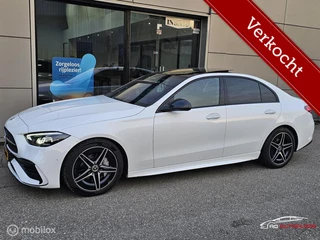 Mercedes C-klasse 200 AMG Line Panorama/Keyless/Sfeer/Leer
