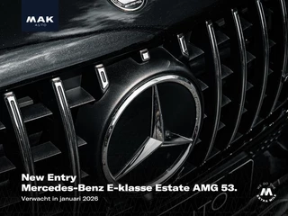 Hoofdafbeelding Mercedes-Benz E-Klasse Mercedes-Benz E-klasse Estate AMG 53 Hybrid 4Matic+, MANUFAKTUR, pano, tr.haak, Burmester, PARKTRONIC, ACC, memory, 360 camera, keyless, privacy