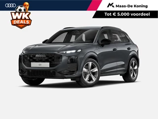 Audi Q3 1.5 200kW e-hybrid S edition 272 PK · Trekhaak elek. wegklapbaar · Exterieurpakket zwart · Driespaaks lederen sportstuur verwarmbaar