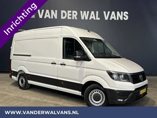 Volkswagen Crafter 2.0 TDI 177pk 3500kg Trekhaak L3H3 L2H2 Inrichting Euro6 Airco | Camera | Navigatie | Apple Carplay Android Auto, Cruiscontrol, Chauffeursstoel, Verwarmde Voorruit, Parkeersensoren