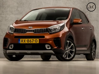 Kia Picanto 1.2 CVVT X-Line (APPLE CARPLAY, GROOT NAVI, LEDER, CAMERA, STOELVERWARMING, GETINT GLAS, SPORTSTOELEN, XENON, NIEUWE APK, NIEUWSTAAT)
