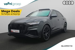 Hoofdafbeelding Audi SQ8 Audi SQ8 4.0 TFSI 507 pk Quattro | Panoramadak | Vierwielbesturing | HD Matrix | B&O | Geheugenstoelen | Valcona leder | HUD | 360 Camera