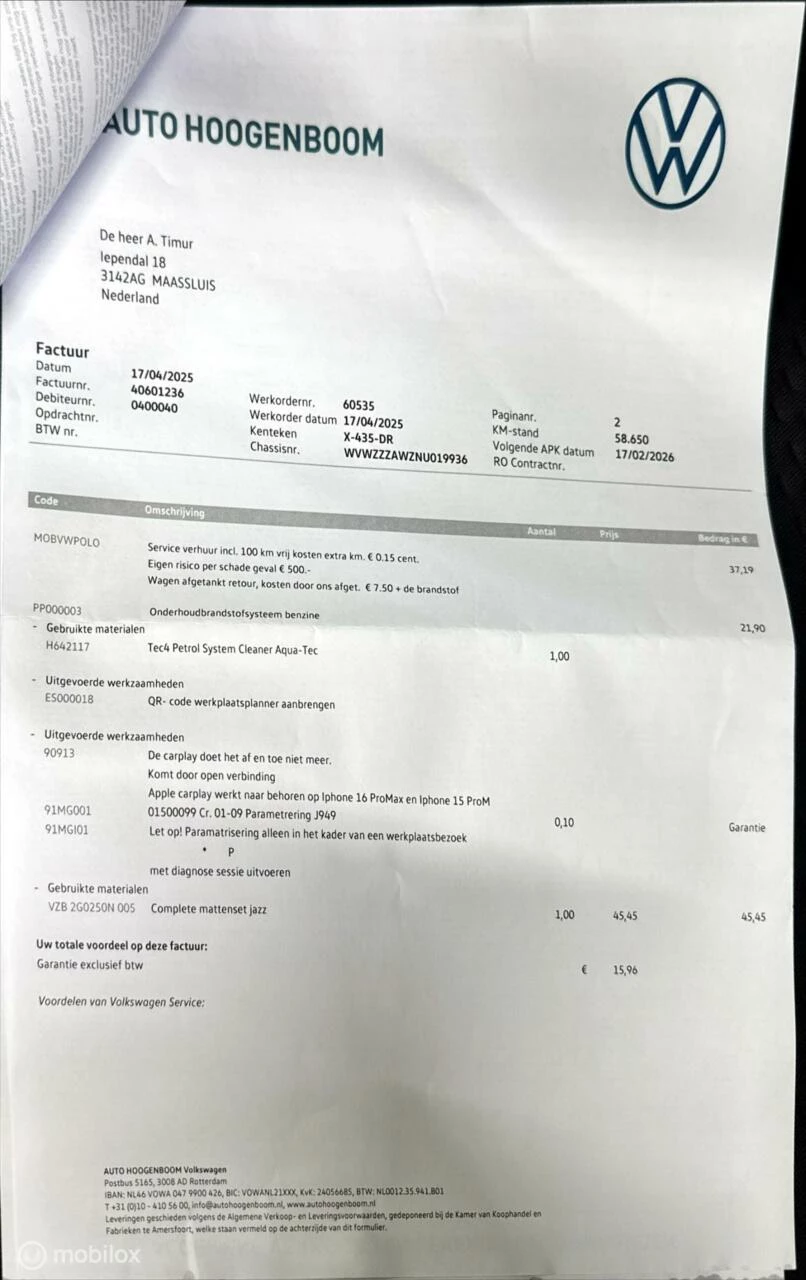 Hoofdafbeelding Volkswagen Polo