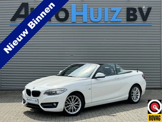 BMW 2 Serie Cabrio 218i Executive Sport Line Leer Navigatie PDC Xenon Climate Control Stuurverwarming Stoelverwarming
