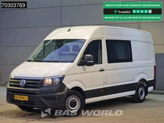 Volkswagen Crafter 102pk Dubbel Cabine L3H3 Trekhaak Navi Airco Camera Euro6 DC Doka Mixto L2 Airco Trekhaak