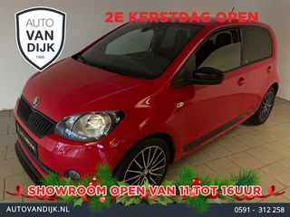 Skoda Citigo 1.0 Greentech Monte Carlo 75PK AIRCO NAVI CRUISE BT SCHERM STOELVERW PDC ZWARTE HEMEL VELGEN ZEER NETTE AUTO