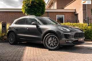 Porsche Macan 3.0 S 340 PK Sportchrono Luchtvering Pano Matrix LED Memory Sportuitlaat BOSE 20''