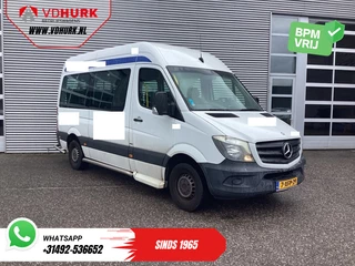 Mercedes-Benz Sprinter 313 2.2 CDI Aut. L2H2 €11.132 Incl. BTW BPM VRIJ! EXPORT ONLY Combi/ 9 Persoons/ Kombi/ 9P/ Airco/ Rolstoellift/ Gev.stoel